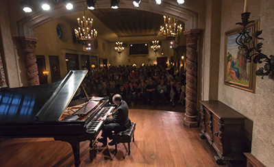 The Mind and Music of Scott Joplin by Richard Kogan, M.D. in the Music Room of the Rosen House at Caramoor in Katonah New York on April 26, 2016. (photo by Gabe Palacio)