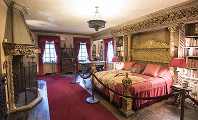 Lucie's Bedroom inside the Rosen House at Caramoor in Katonah New York on July 30, 2014. (photo by Gabe Palacio)